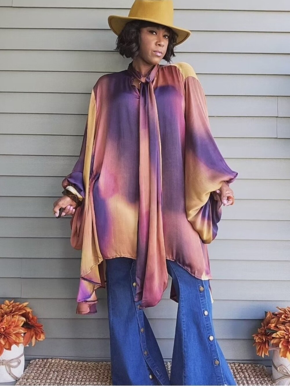 Multi Color Tunic Dress - Picture 10 of 11